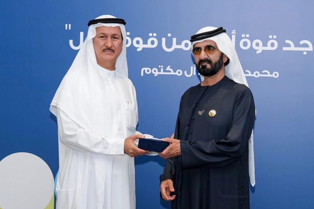 With HH Sheikh Mohammed bin Rashid Al Maktoum, Vice President and Prime Minister of the UAE and Ruler of Dubai
